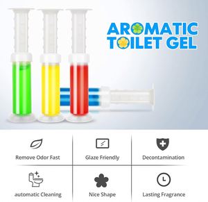 Detergente en Gel con Aroma Floral, Ecológico, Limpiador de Inodoros de Plástico con Desodorante de Limpieza Profunda y Jeringas - Product Image 3