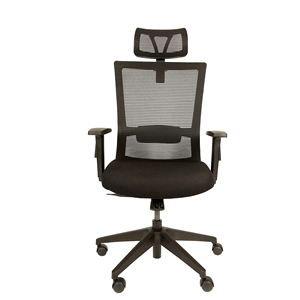 Chaise de bureau ergonomique moderne et simple avec massage, extensible, mobile, en maille, avec hauteur réglable et accoudoirs fixes - Product Image 1