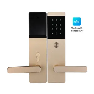 TTlock TTHotel APP Online Hotel Lock Smart Card Door Key Smart Door Lock For top grade hotel