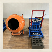 Machine de fabrication de briques creuses en cendres volantes, ligne de production de briques portables et mobiles, machine automatique de fabrication de briques en ciment, moteur hydraulique