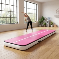 Tapis de gymnastique Airtrack pour enfants et adultes, tapis d'entraînement pour la salle de sport