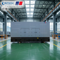 Générateur diesel industriel robuste MTU Allemagne Genset 1MW 1000kW 1000kVA Type silencieux et générateur à châssis ouvert pour centre de données