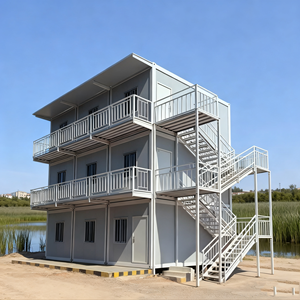 Casa contenedor prefabricada de 10 pies, 20 pies, 30 pies, casa pequeña modular, diseño personalizado, cabina de protección de oficina integrada, <span class=keywords><strong>Chalet</strong></span> - Product Image 1