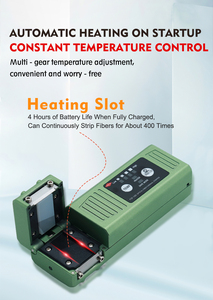 VAEYI Optischer Faser-Abisolierer mit Heizfunktion für Optische Leitungen und Glasfaserbänder mit Lithium-Batterie FSP-160 - Product Image 3