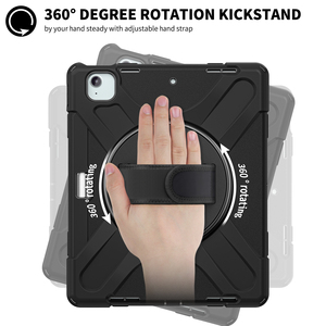 Casing Kokoh Anti Benturan dengan Tali Pegangan Putar 360 Derajat, Tali Selempang & Tempat Pensil untuk iPad Pro 12.9 iPad Air 13 (31x26mm) - Product Image 3