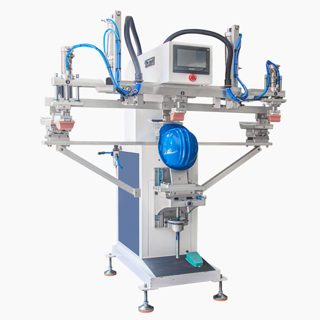 2024 Professional Automatic Card Label Printer New Design Helmet Pad Printing Machine Used Farm Industries for Rubber