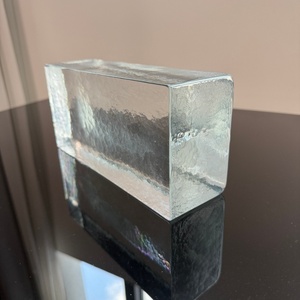 Bloques <span class=keywords><strong>de</strong></span> Vidrio Sólido Pulido Termofusible <span class=keywords><strong>de</strong></span> Fábrica 230*110*70mm Diseño Moderno para Muro Cortina, Sala <span class=keywords><strong>de</strong></span> Estar y Cocina - Product Image 4