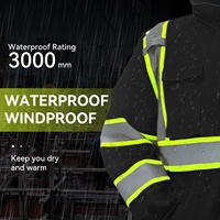 Expédition rapide Oxford imperméable multifonction veste de Protection de sécurité haute qualité hiver polaire doublure veste réfléchissante