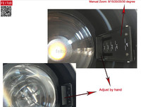 Led Par 64 Ip22 Cob Par 100w WW atau CW Manual Zoom Cob Led Par 100W COB LED Fresnel Spotlight Manual Zoom 9-30 Derajat