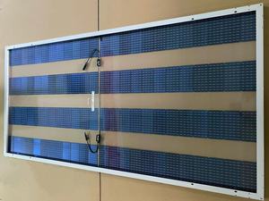 Pannello Solare Semi-Trasparente 40% BIPV a Doppio Vetro 420W per Sistema di Facciata Architettonica - Product Image 3