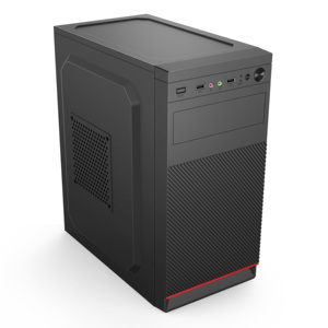 <span class=keywords><strong>Meilleur</strong></span> prix, boîtier PC personnalisé avec logo, boîtier d'ordinateur Micro ATX, panneau latéral ventilé en maille, boîtier de bureau - Product Image 2