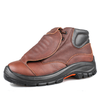 Chaussures de sécurité pour soudeur et soudeur à bout en acier pour hommes