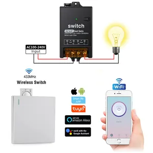 40a חכם בית homekit חכם ac בקר wifi rf אלחוטי מתגי שליטה מרחוק בית חכם מערכת tuya wifi חכם מתג