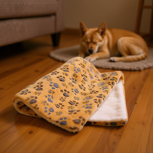 Coperta per animali domestici Yommy 70x90cm in morbido pile per cani e gatti - Product Image 3