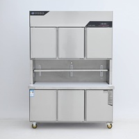 Équipement de réfrigération de congélateur vertical d'acier inoxydable à température unique d'équipement commercial de restauration de cuisine de restaurant