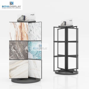 4面回転ディスプレイラック - 金属製360度回転ディスプレイスタンド（小売店衣料品アクセサリー用） - Product Image 2