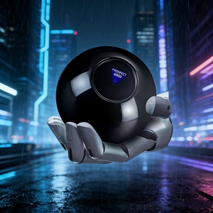 Gioco Creativo Personalizzato con Palla 8 per Previsione del Futuro e Risposta alle Domande, Palla Mistica Magica Nera - Product Image 3