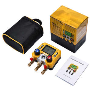 Manomètre numérique électrique en métal pour groupes CVC, idéal pour les tests de réfrigération sous vide commerciaux et les pièces de climatisation - Product Image 4