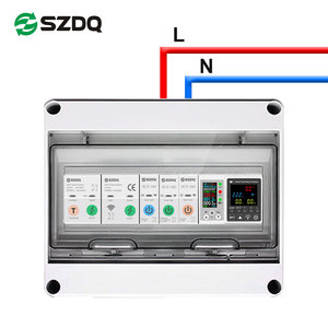 Disjoncteur Intelligent SZDQ 63A 1P+N Mini Interrupteur WiFi Intelligent MCB Compteur d'Énergie en Plastique Surveillance kWh <span class=keywords><strong>Relais</strong></span> Minuterie Contrôle Tuya/SmartLife - Product Image 6