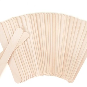 Fabricante de palitos de helado de madera extra pequeños y ecológicos, cucharas de paletas <span class=keywords><strong>Jumbo</strong></span> desechables, manualidades DIY 2 4 5 6 8 piezas - Product Image 1