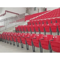 Sièges de stade fixes résistants aux UV et imperméables, chaises de tribune intérieures et extérieures, sièges personnalisés pour gymnase, terrain de sport et auditorium