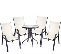 Meubles d'extérieur de grande taille, piscine, jardin, table et chaises de balcon