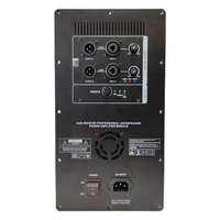 Équipement audio professionnel de haute puissance pour sonorisation en direct 2024, module d'amplificateur de puissance audio, 2000W, DSP, haut-parleurs de subwoofer, métal