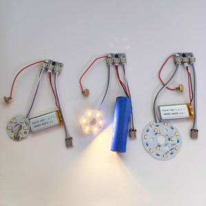Placa de Luz LED Táctil con Atenuación Tipo-C de 5V, Batería de 1200mAh, Blanco Cálido/Frío, Módulo PCB DIY para Lámpara de Escritorio 3D de Madera/Acrílico - Product Image 3
