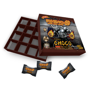 Caja de Regalo de Chocolate Negro Rhino-Choco VIP para Hombre Extra Fuerte - Product Image 3