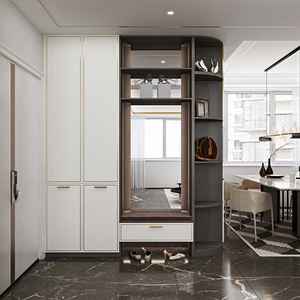 Modern Style High Quality Large Storage Wood <b>Sideboard</b> Wine Cabinet with LED Exquisite Craftsmanship for Dining & Living Room - Product Image 2