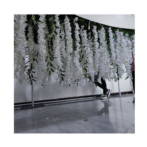 Buon design fiore soffitto tenda matrimonio sfondo decorazione della <span class=keywords><strong>sala</strong></span> matrimonio fiore tenda del soffitto <span class=keywords><strong>per</strong></span> il tetto - Product Image 1