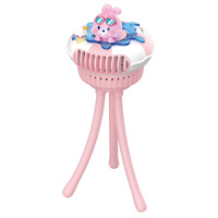 Ventilateur portable silencieux en forme de pieuvre, style animal mignon, pliable, avec câble de charge USB, pour poussette et extérieur