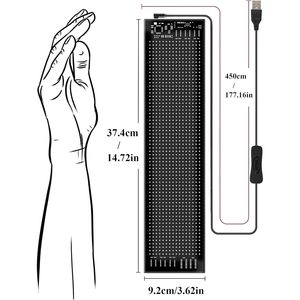 Écran LED matriciel 3 mm, taux de rafraîchissement 60 Hz, contrôle via application Bluetooth, alimentation USB, décoration intérieure et extérieure - Product Image 2