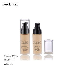 30ml high-quality glass bottle with pump — suitable for lotion, serum, essential oil, and liquid <b>foundation</b>. Hot-selling model - Product Image 1