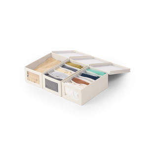 Les meilleurs paniers de rangement rectangulaires nordiques de qualité pour le nettoyage/le stockage avec poignées - Product Image 4