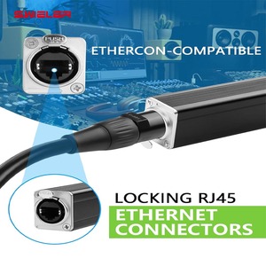 <span class=keywords><strong>Cavo</strong></span> Cat6 Snake RJ45 a XLR Ethercon Splitter Box DMX Audio segnale Extender con 4 canali 3pin maschio femmina connettore di spine XLR - Product Image 5