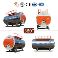 Chaudière à vapeur industrielle au gaz naturel ou au fioul lourd Wns 2Ton 3Ton 4Ton 5Ton 6Ton 8Ton 10Ton 12Ton 15Ton 20Ton