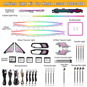 Kit de Actualización de Luz Ambiental Dinámica para Honda Accord <span class=keywords><strong>11</strong></span>ª Gen. 2023+, Iluminación LED Interior, Reemplazo de Accesorios para Molduras de Puerta - Product Image 6