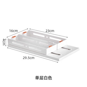 Estante extraíble giratorio multifuncional para encimera de cocina, organizador para debajo del fregadero, estante organizador para armario de baño y baño - Product Image 6