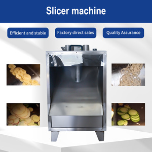 Commercial Electric Fruit Vegetable Slicer 304 Stainless Steel CE Certified | Adjustable Thickness Precise Cutting Machine - Product Image 4