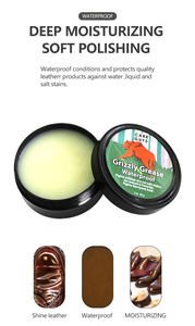 85g en gros cuir nourrissant adoucissant lanoline chaussure brillant détaillant produits chimiques Grizzly graisse chaussure protection <span class=keywords><strong>produit</strong></span> - Product Image 2