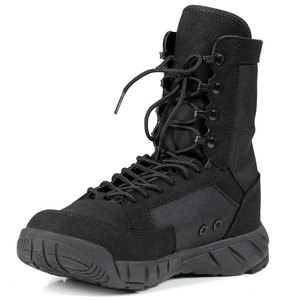 <span class=keywords><strong>Bottes</strong></span> de combat en cuir de vachette de qualité supérieure, durables, noires, tactiques - Product Image 5