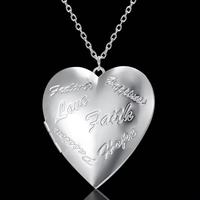 Métal Artisanat Coeur Pendentif Collier En Forme De Coeur Photo Cadre Pendentif Médaillon Pendentif Charmes Collier
