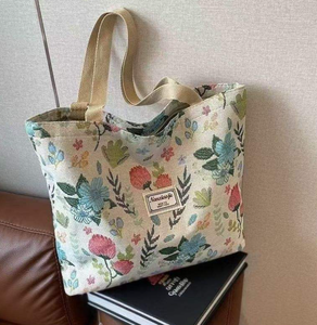 Women's One Shoulder <b>Large</b> Capacity Handbag Fashion Versatile Canvas Women's One Shoulder Handbag Student Shopping <b>Bag</b> - Product Image 1