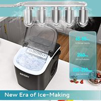Prix pour commande en gros EUHOMY Machine à glaçons en forme de balle autonettoyante 9 glaçons en 6 minutes 12 kg/jour pour comptoir