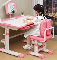 Table d'étude réglable pour enfants, utilisation à domicile, ensemble table et chaise d'étude pour enfants