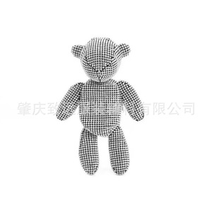 Bolso de mano con forma de oso y malla de diamantes de imitación para mujer, 16x4,5x36 cm, cierre de cremallera, bolso moderno para atuendos diarios y banquetes - Product Image 5