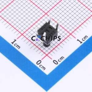 TC110926070 Tactile Switch Through hole Component (THT)-4P,4.5x4.5mm Switch Single Pole Single Throw Round Button 2.6N 7mm - Product Image 2