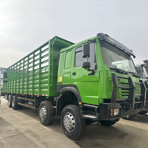 Camión de Carga de <span class=keywords><strong>Segunda</strong></span> <span class=keywords><strong>Mano</strong></span> 8x4 Sinotruck Howo 50 80 Toneladas, Camión de Carga con Reja para Ganado - Product Image 3