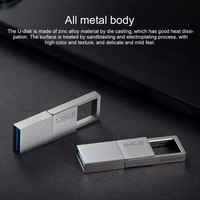 El más nuevo Original Xiao mi 128GB USB Flash Drive 3,2 Tipo C Interfaz dual Teléfono móvil Pequeño Metal U Disco